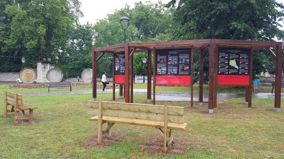 Nuevo punto de información turística en Los Corrales, frente al Monumentos a las Estelas