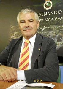 Francisco Pernía, presidente del Racing. / M. DE LAS CUEVAS