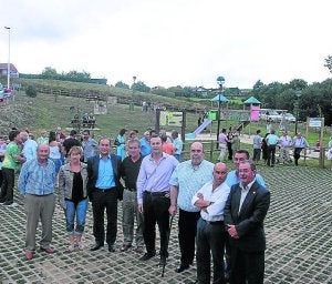 Oria inauguró el área recreativa de 'La Bárcena', en Ongayo