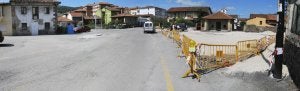 Las obras en la Aldea y el centro obligan a cerrar al tráfico distintas calles