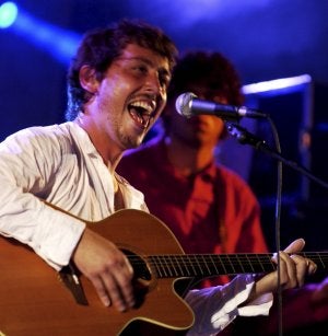 Paolo Latrónica, en uno de sus últimos conciertos enBolivia. ::                             ITM