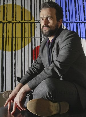 El cineasta Nacho Vigalondo, en el festival Corto y Creo de Santander Creativa el pasado año. ::                             A.AJA