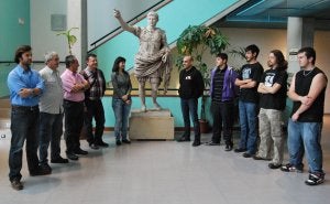 Cántabros y romanos compartieron nervios e ilusión sobre el escenario