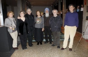 Montserrat Cavia, María Jesús Cueto, Mariano Gómez de Vallejo, Marisol Cavia, Arwinder Bawa, Joaquín Martínez Cano y Annibal González de Riancho. / Foto: Sane