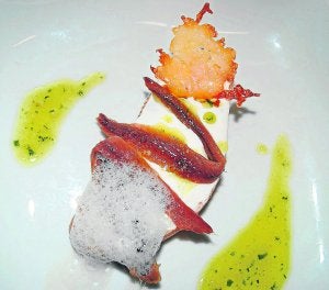 Detalle del pincho ganador. :: Dm