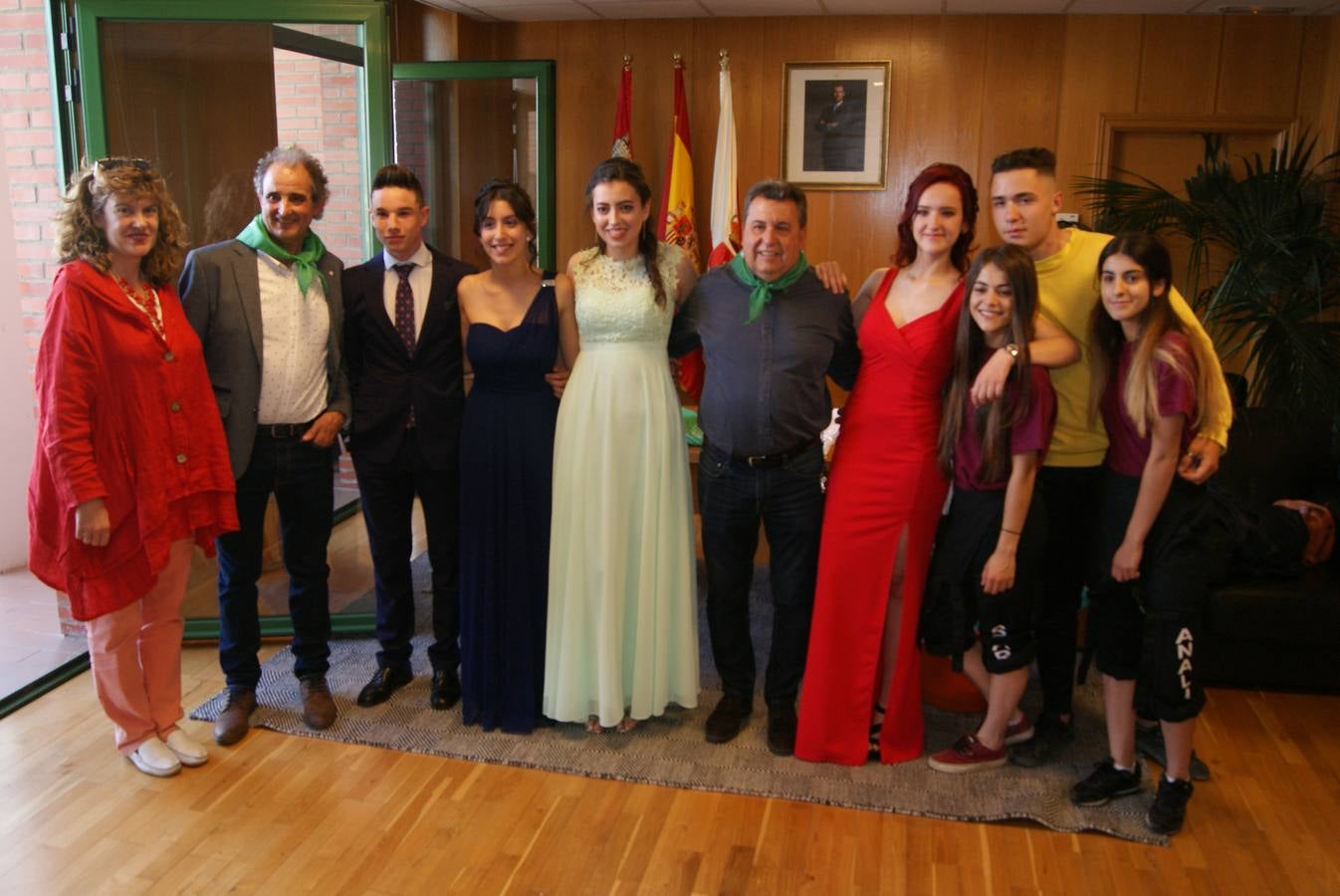 Pregón y desfile de peñas de fiestas de La Flecha 