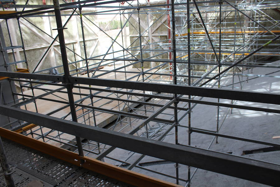 Fotos: Visita institucional a las obras de la Casa de la Música y el Teatro de Arroyo de la Encomienda