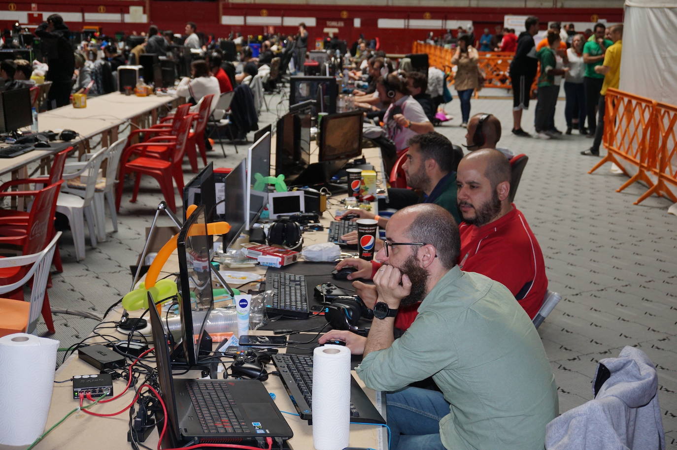 Mas de 400 participantes en la Lan Party arroyana. 