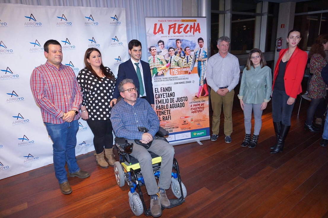 Acto de presentación del brillante, completo y rematado cartel del VI Festival Taurino de La Flecha, en Arroyo de la Encomienda. 