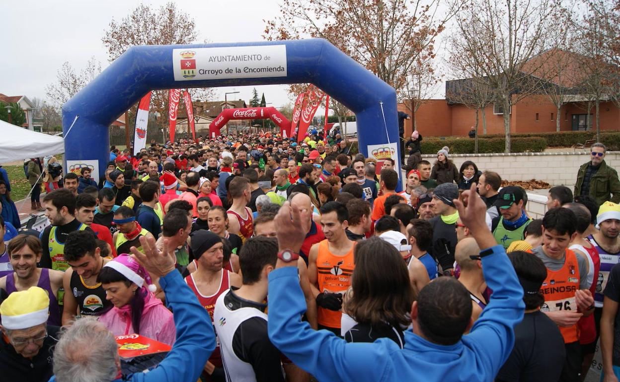 Multitudinaria salida de la carrera del año pasado. 