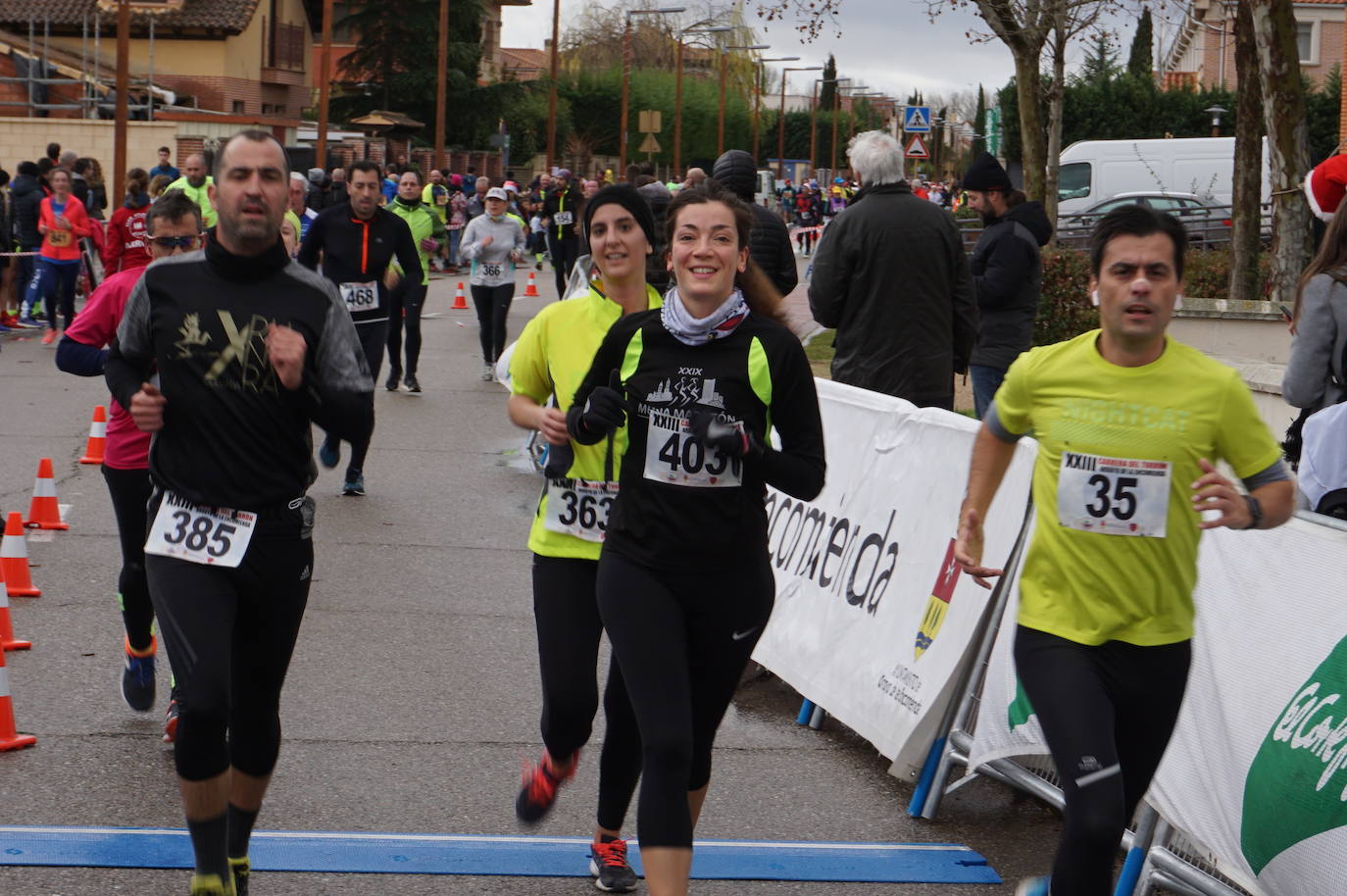 Ganadoras de la prueba femenina de 10 kilómetros. 