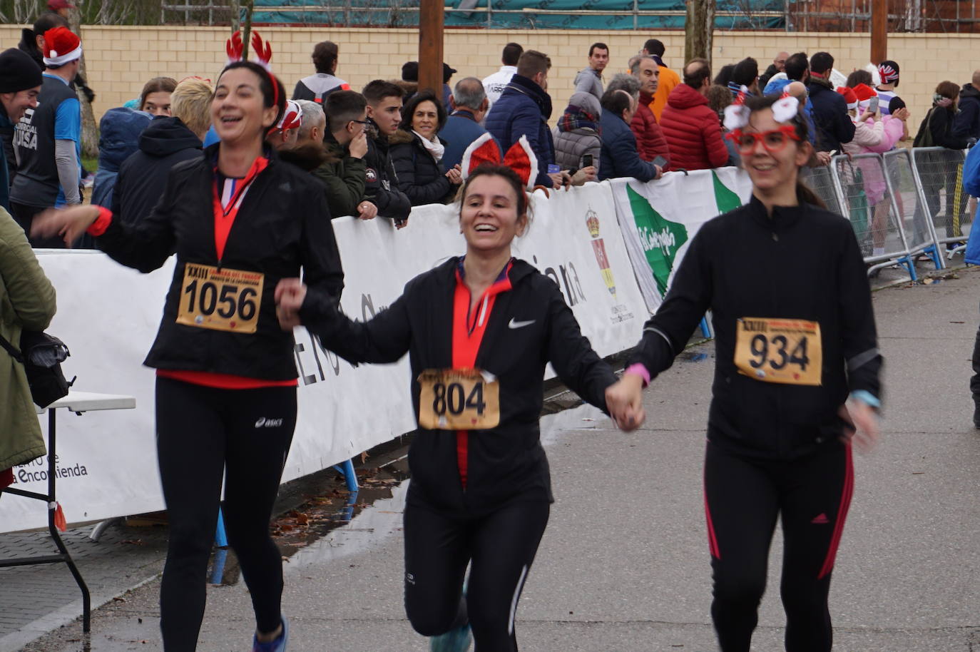 Ganadoras de la prueba femenina de 10 kilómetros. 