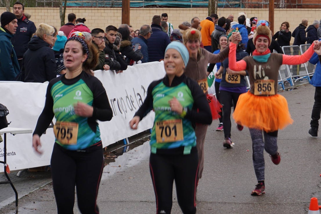 Ganadoras de la prueba femenina de 10 kilómetros. 