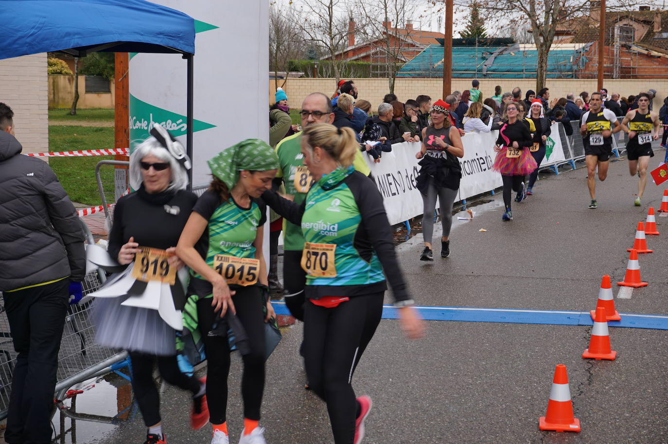 Ganadoras de la prueba femenina de 10 kilómetros. 