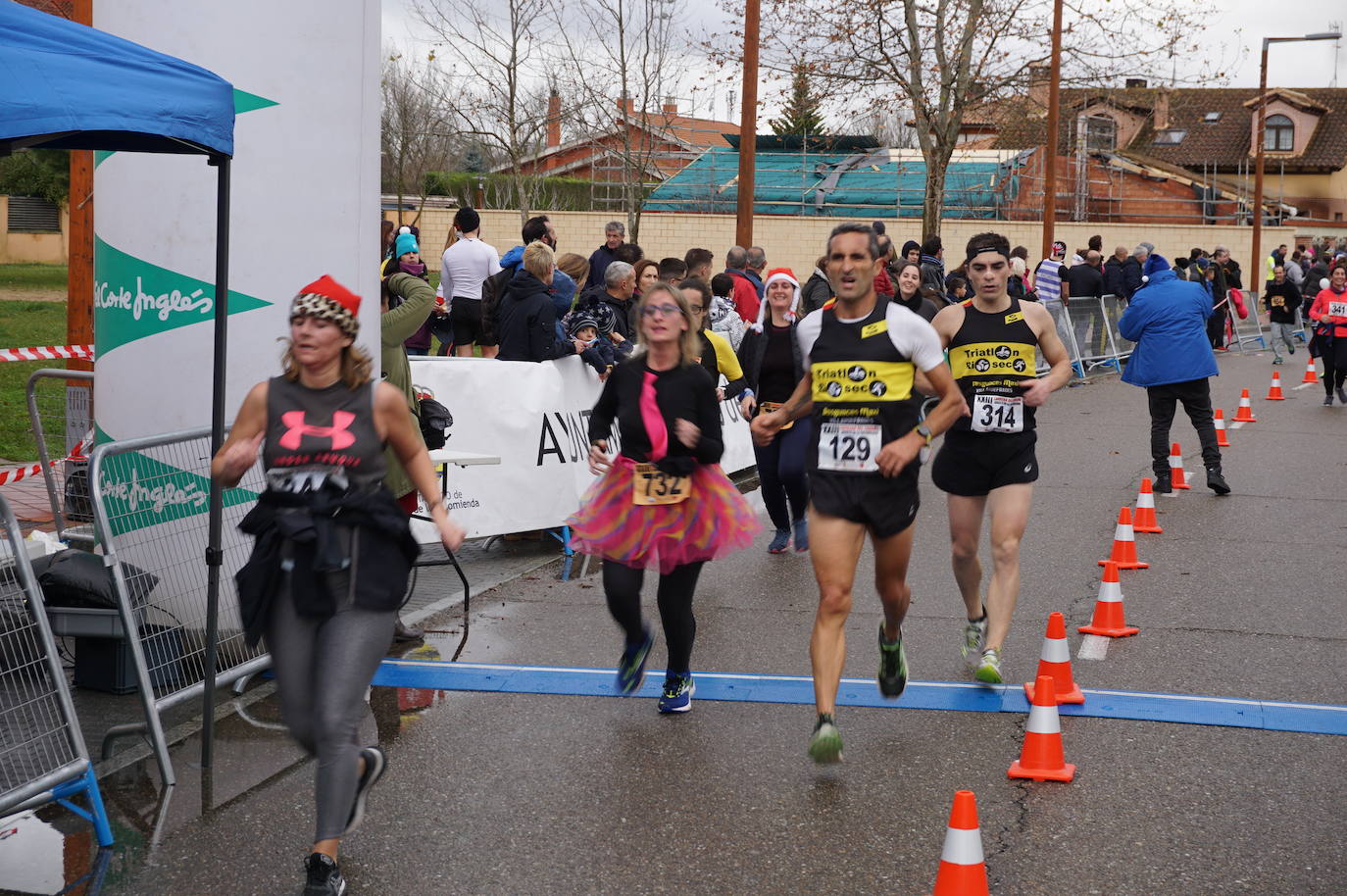 Ganadoras de la prueba femenina de 10 kilómetros. 