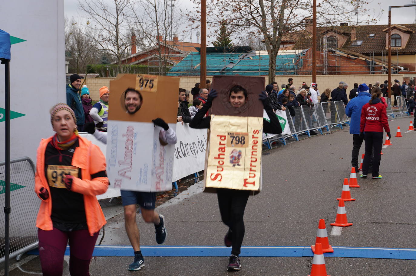 Ganadoras de la prueba femenina de 10 kilómetros. 