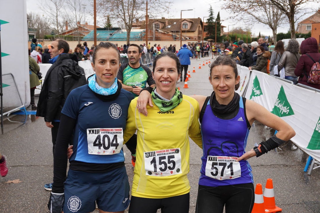 Ganadoras de la prueba femenina de 10 kilómetros. 