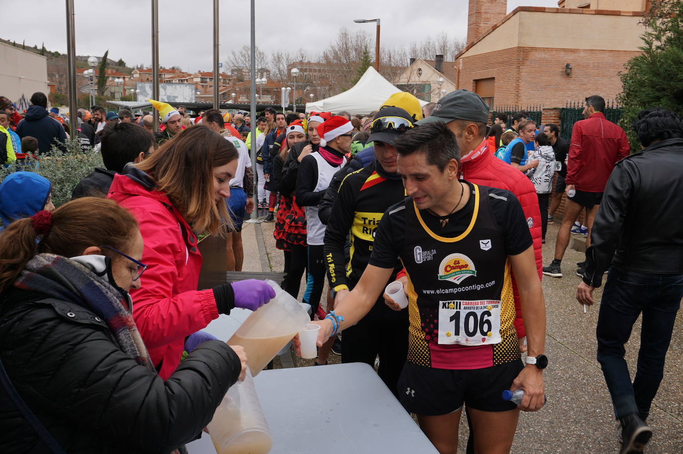 Ganadoras de la prueba femenina de 10 kilómetros. 