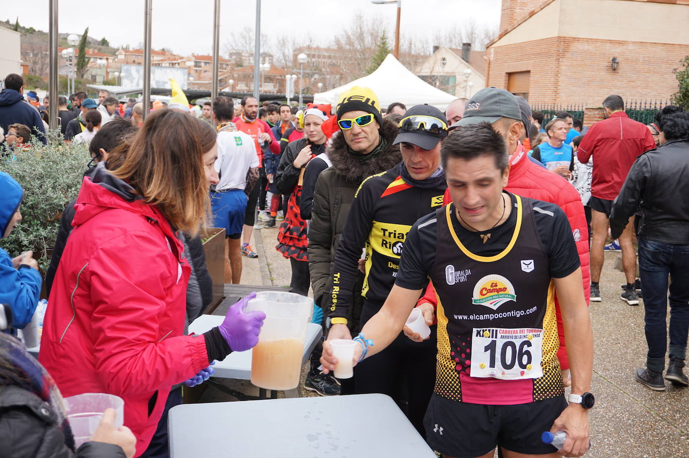 Ganadoras de la prueba femenina de 10 kilómetros. 