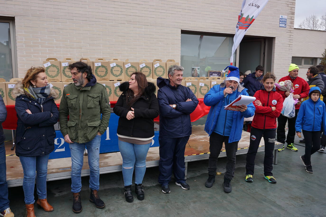 Ganadoras de la prueba femenina de 10 kilómetros. 