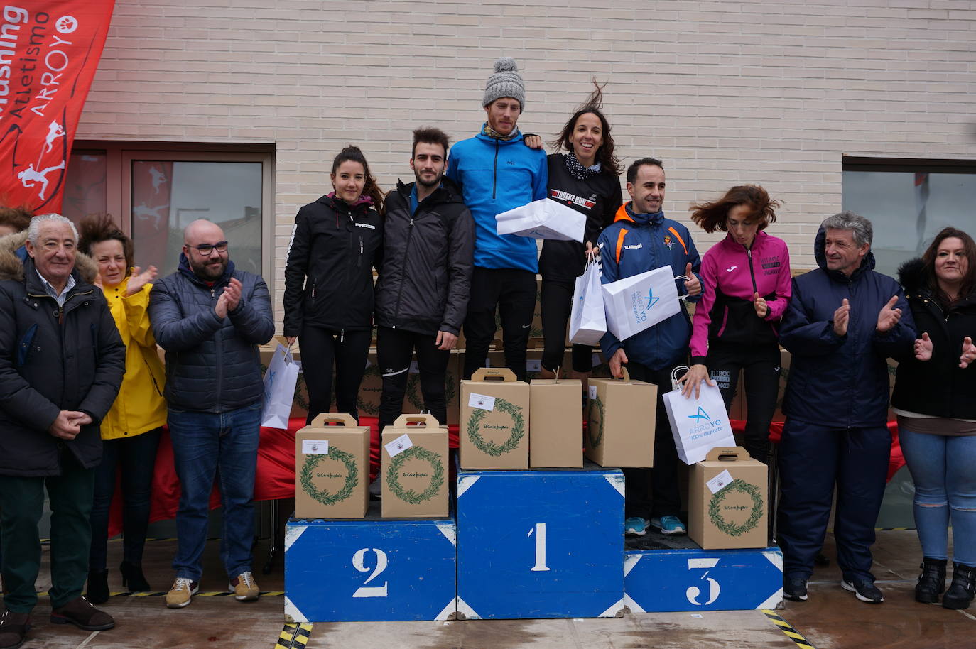 Ganadoras de la prueba femenina de 10 kilómetros. 