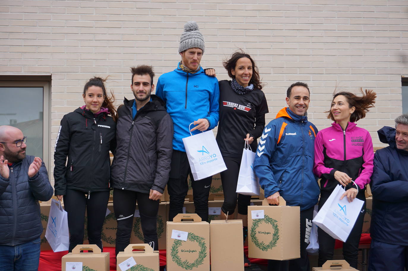 Ganadoras de la prueba femenina de 10 kilómetros. 