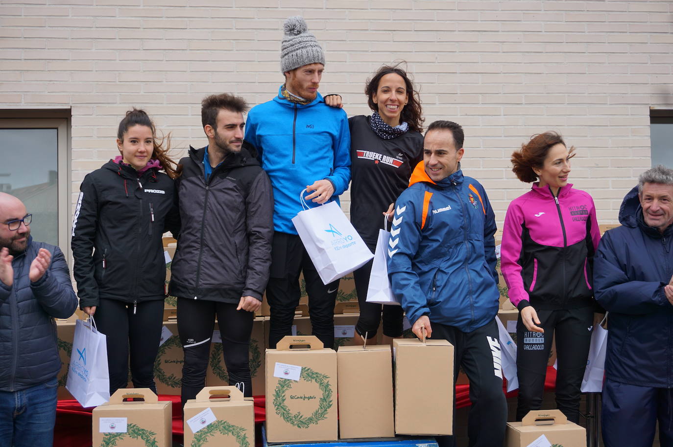 Ganadoras de la prueba femenina de 10 kilómetros. 
