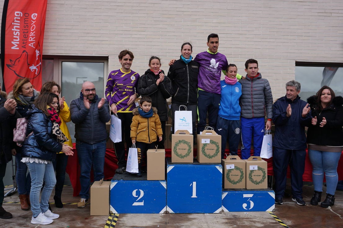 Ganadoras de la prueba femenina de 10 kilómetros. 