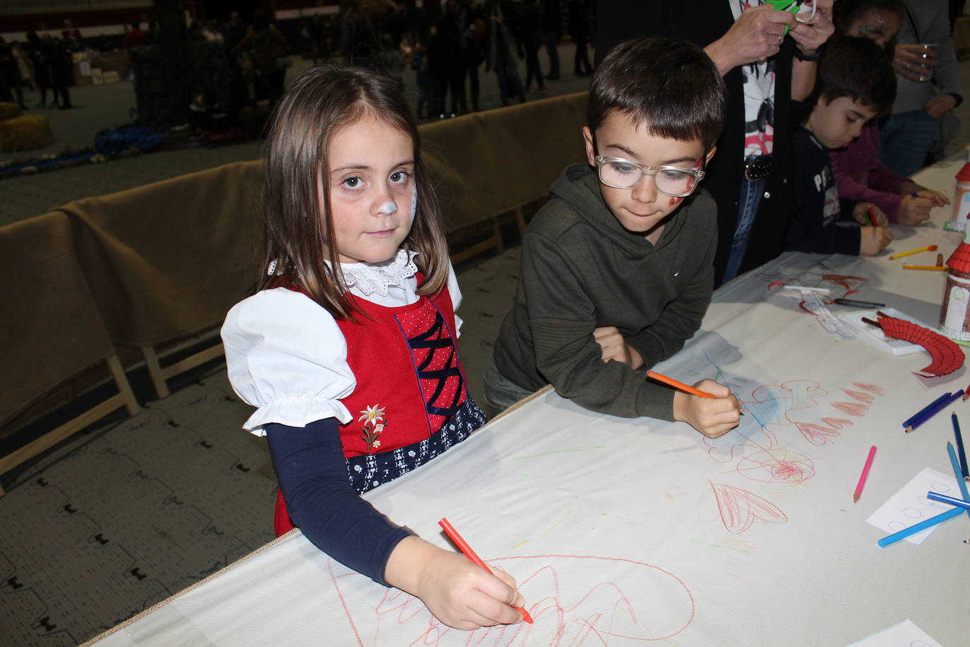 Adoración de los Reyes Magos al Niño Jesús en el portal de Belén. 