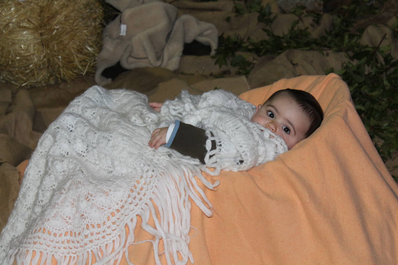 Adoración de los Reyes Magos al Niño Jesús en el portal de Belén. 