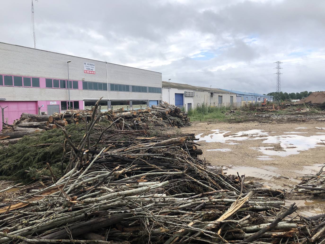 Fotos: Demolición fábrica Smurfit y urbanización parcela sector SE-02 en Arroyo