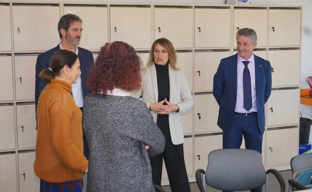 Visita institucional al IESO Arroyo en marzo del 2020. 