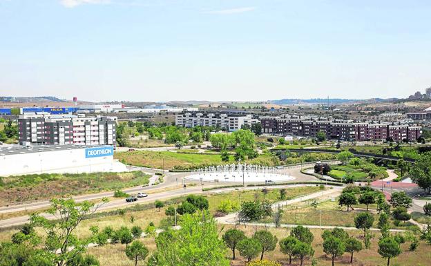 Imagen general del barrio de Doña Juana, en Arroyo de la Encomienda. 