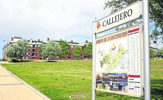 Plano callejero en una de las vías de Doña Juana. 