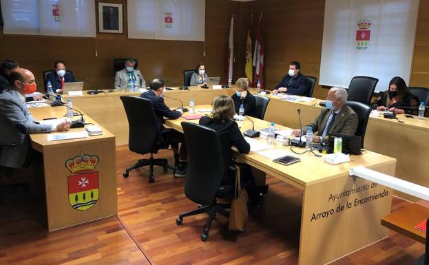 Salón de Plenos de Arroyo. 