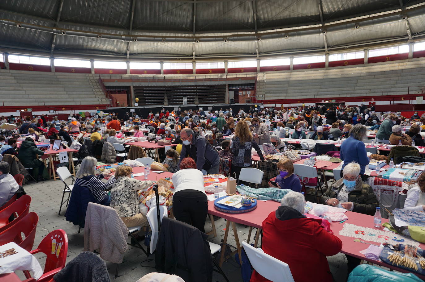 Han participado 500 personas, el máximo del aforo permitido. 