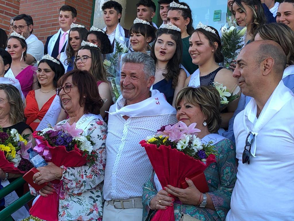 Reyes y reinas de 2022, Pregoneras y corporación municipal tras el pregón inaugural 