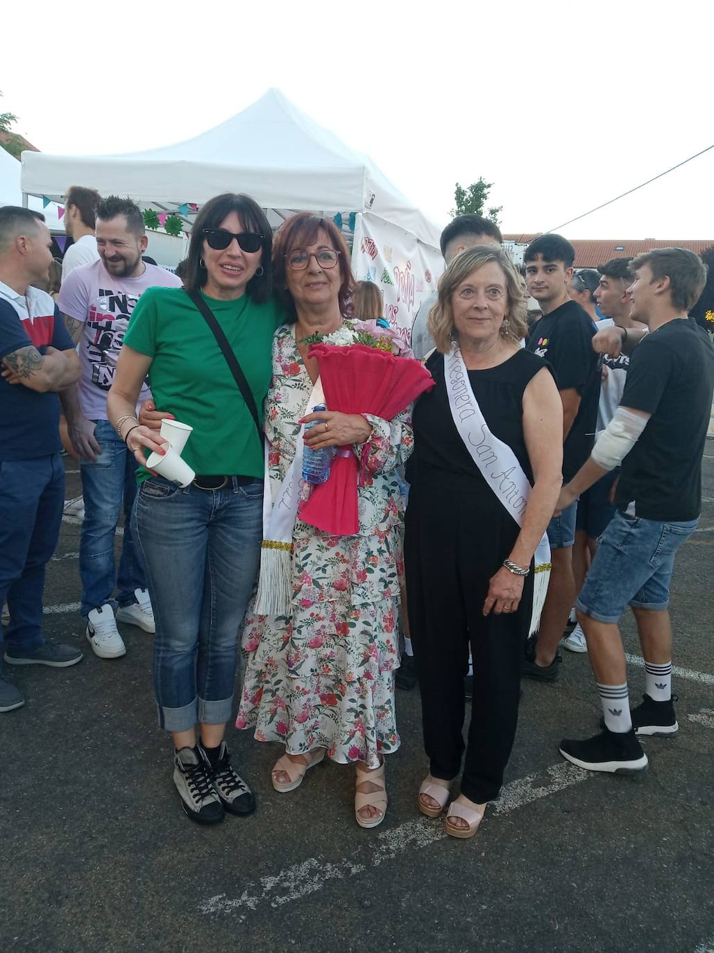 Reyes y reinas de 2022, Pregoneras y corporación municipal tras el pregón inaugural 
