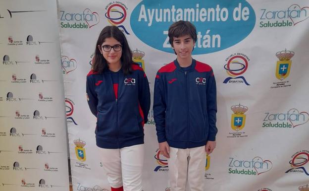 Zoe Fernández y Guillermo Mayo, participantes en categoría M-15