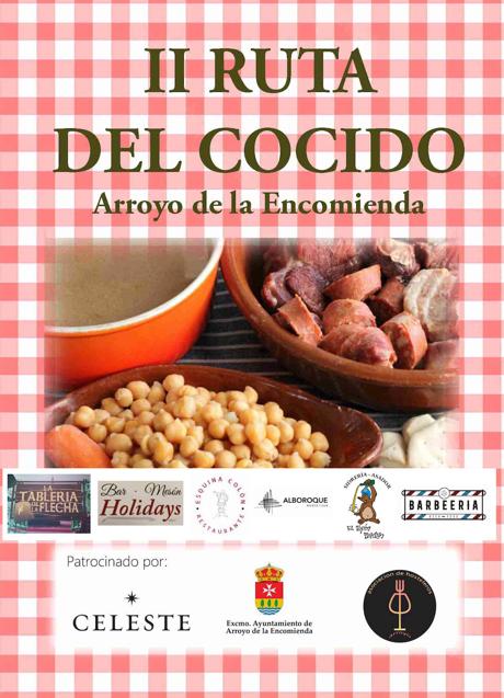 Imagen - Cartel informativo de la II Ruta del Cocido por Arroyo