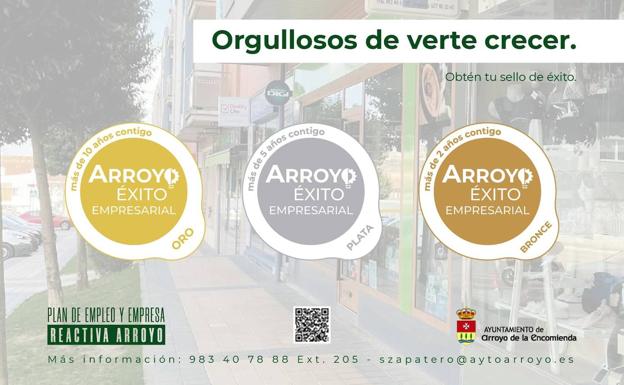Cartel informativo de la iniciativa 'Arroyo Éxito Empresarial' 