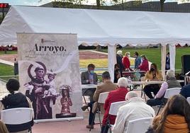 Charla literaria celebrada durante la Feria del libro de 2021