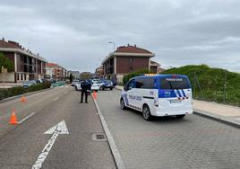 Control de seguridad desplegado en Arroyo en la tarde del viernes