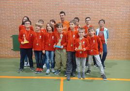 Participantes en los Juegos Escolares de la Diputación de Valladolid