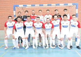 Foto plantilla 2022/23 durante el último partido contra el Vilalba FS de Lugo