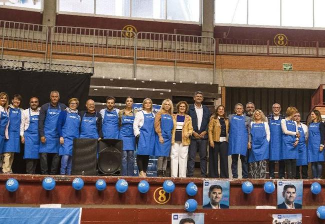Acto de cierre de campaña del PP celebrado el jueves en la Plaza de Toros de Arroyo