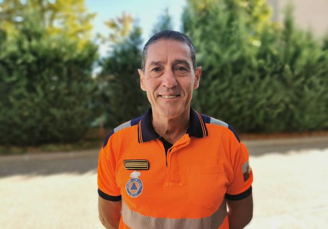 Jorge Fernández es el jefe de Protección Civil Arroyo