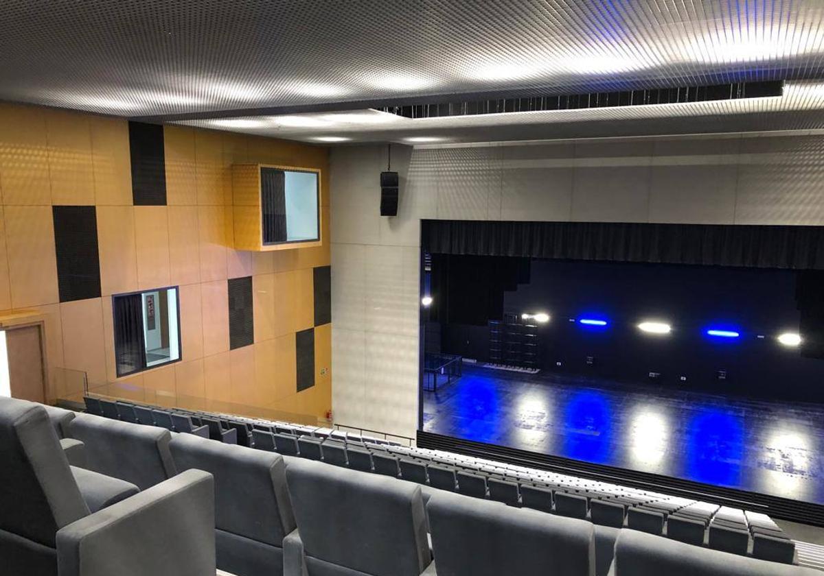 Auditorio de la Casa de la Música y el Teatro, con capacidad para más de 600 espectadores
