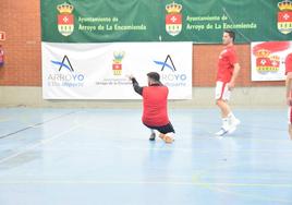 Jugada durante el partido del pasado día 18 de noviembre