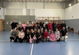 Participantes en el Taller de Defensa Personal Femenina